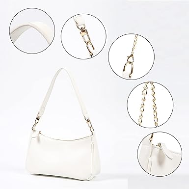 Clutch Tote Handbags with 2 Removable Straps and Zipper Closure Crossbody Bags Shoulder Purse Handbag for Women
