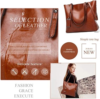 Women Top Handle Satchel Handbags Shoulder Bag Messenger Tote Bag Purse