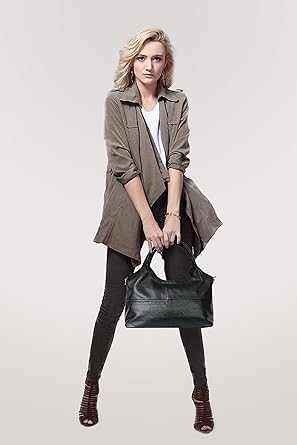 Vegan Leather Purses for Women with Detachable Satchel Strap, Ladies Handbags, Tote Hobo Bags with Top Handle